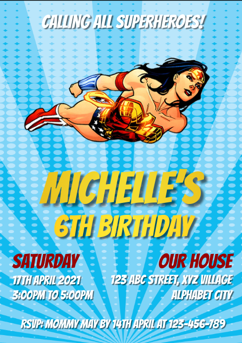 Modele Invitation D Anniversaire De Femme De Merveille Postermywall Modele Invitation D Anniversaire De Femme De Merveille Postermywall