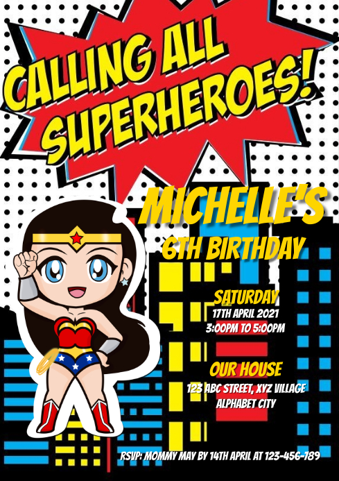 Modele Invitation D Anniversaire De Femme De Merveille Postermywall Modele Invitation D Anniversaire De Femme De Merveille Postermywall