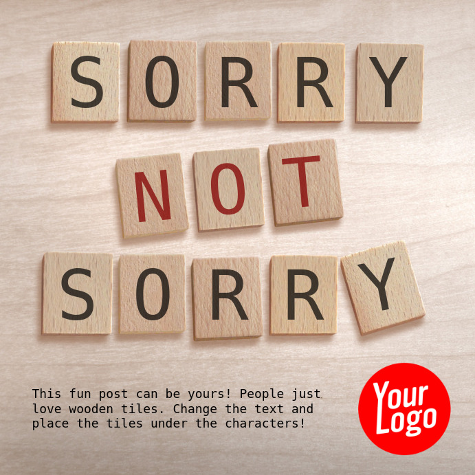 Wood Blocks Instagram 帖子 template