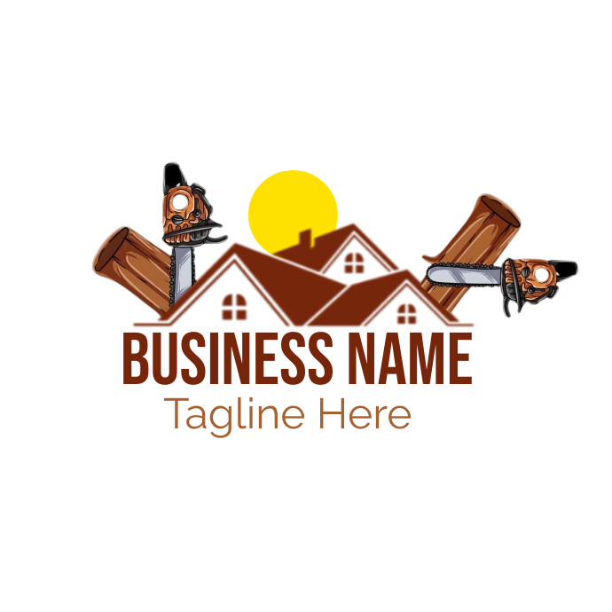 Wood logo , woodcutter logo , woodlands logo Logotyp template
