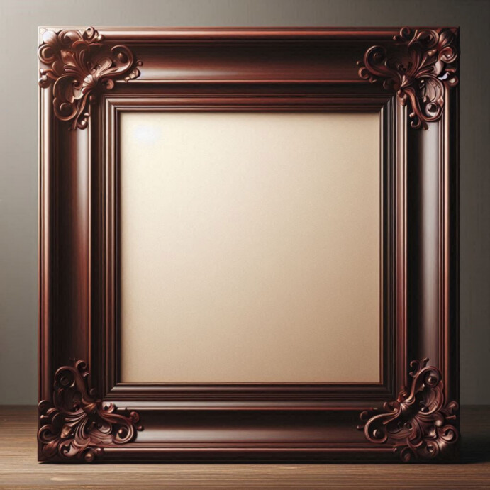 Wooden Frame Template PosterMyWall