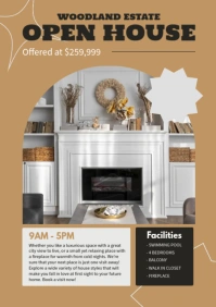 Woodland Estate House A4 template