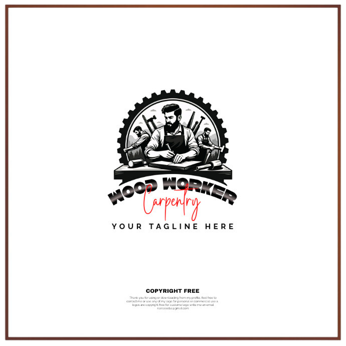 woodworker Logo template