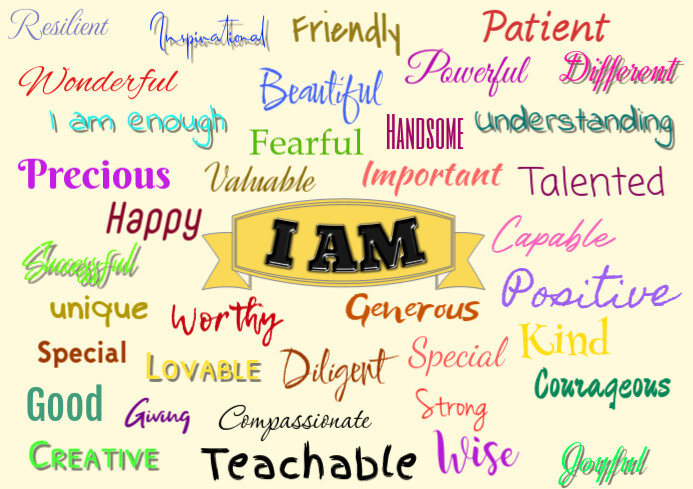 Word Cloud encouraging words motivational Template | PosterMyWall