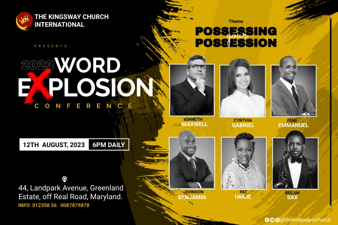 Word explosion Template | PosterMyWall