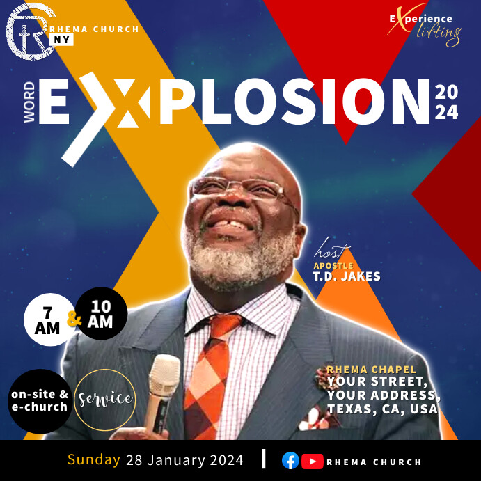 Word Explosion Template | PosterMyWall