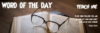 WORD OF THE DAY :- PSALM 143;10 LinkedIn Banner template