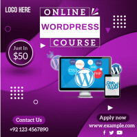 Web Development Course Poster Flyer Design Template | PosterMyWall