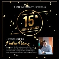 Work anniversary / 15th Anniversary /  Job Anniversary Cards Isikwele (1:1) template