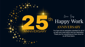 work anniversary Presentation (16:9) template