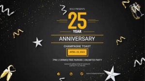work anniversary  invitations Ekran reklamowy (16:9) template