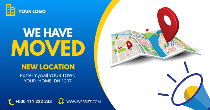 Business Relocation Announcement Template | PosterMyWall