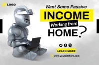 Work From Home Label template