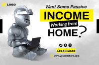 Work From Home Label template