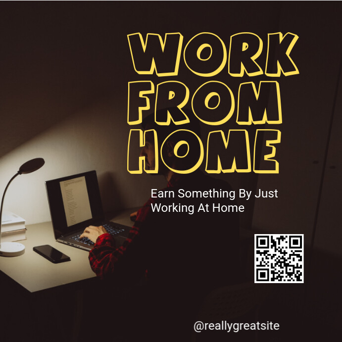 Copy of Work From Home Template | PosterMyWall