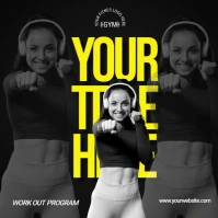 Work Hard Ads Instagram Post template