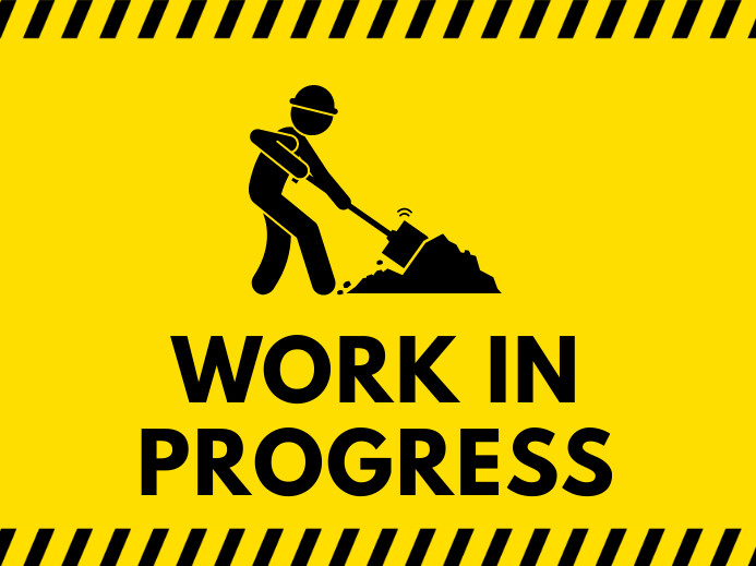 Work in Progress Template PosterMyWall Work in Progress Template PosterMyWall