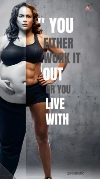 Work it out design template Display digitale (9:16)
