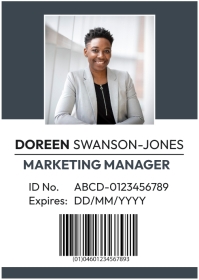 work key card printable Template | PosterMyWall