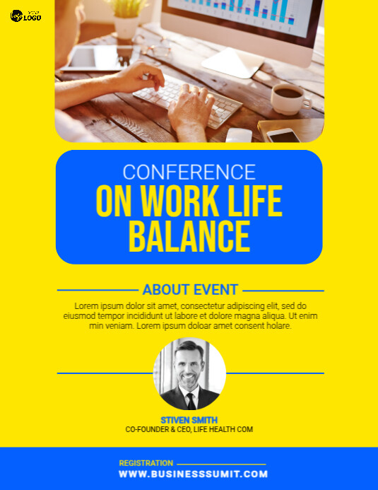 Work Life Balance Event Flyer Template | PosterMyWall