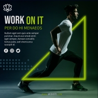 Work Hard Ads Template | PosterMyWall
