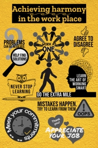 Work poster template | PosterMyWall