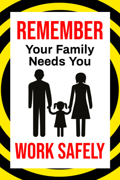 Work Safety Sign Board Poster Template | PosterMyWall