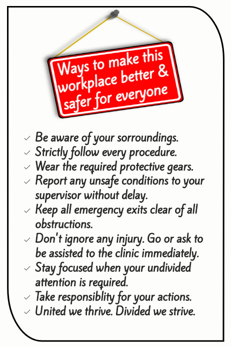 Work safety template | PosterMyWall