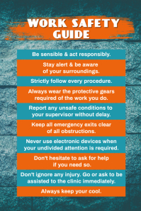 work safety template | PosterMyWall
