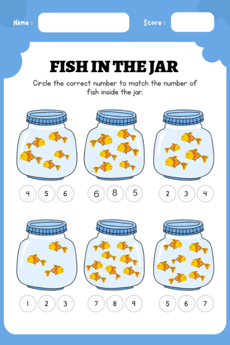 Work sheet and activity sheet for students Poster template