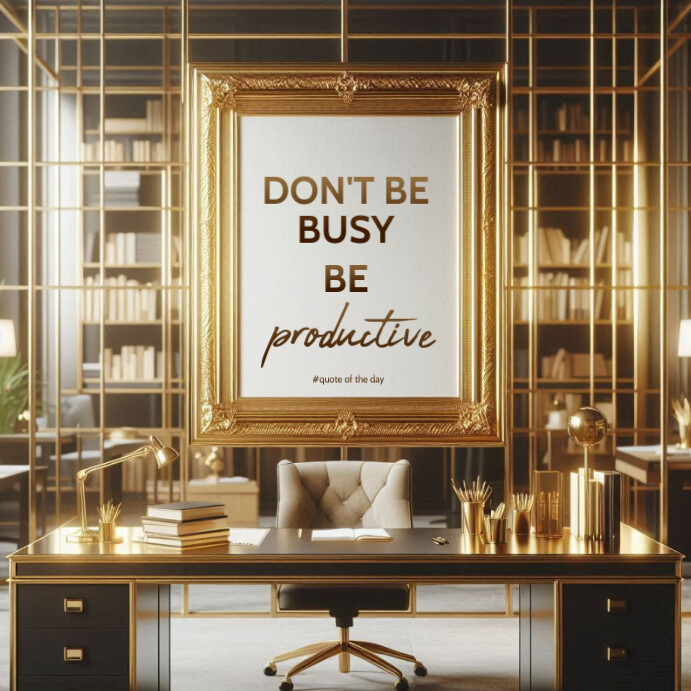 Work Smart Motivational Quote Template  Instagram Post