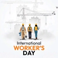 Workers' Day Video Template Instagram Post