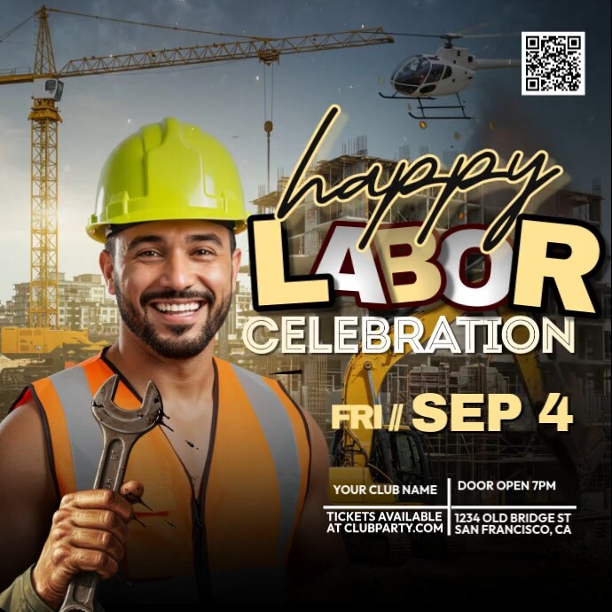Workers’ Pride Day Instagram Post template