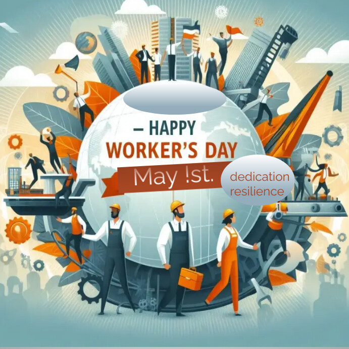 Copy Of Workers Day Celebration Template PosterMyWall copy-of-workers-day-celebration-template-postermywall