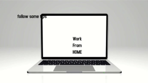workfromhome Digitalanzeige (16:9) template