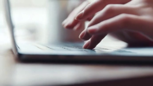Серый working work from home on laptop YouTube Thumbnail Template