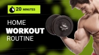 Workout Design . YouTube Thumbnail template