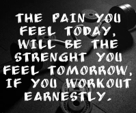 WORKOUT REGULARLY QUOTE TEMPLATE 中矩形广告