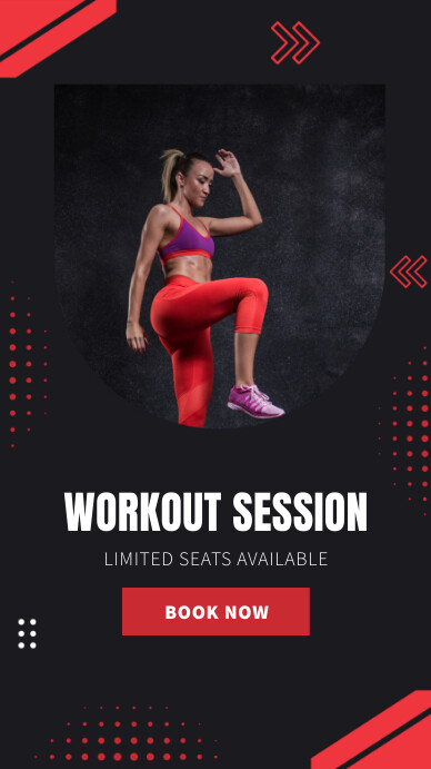Plantilla de Workout Session | PosterMyWall