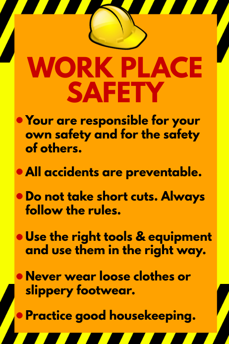 Workplace Safety Printables