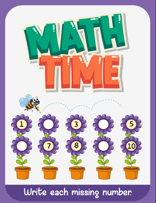 Worksheet poster design template | PosterMyWall