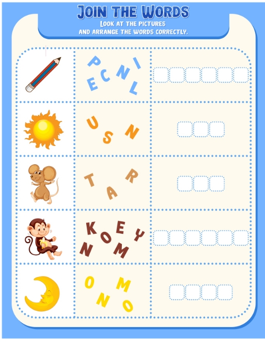 Worksheet poster design template | PosterMyWall