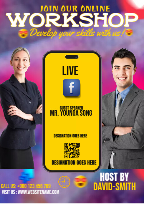 Workshop Ads Template | PosterMyWall