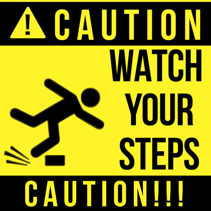 Workshop caution warning design template Instagram Post