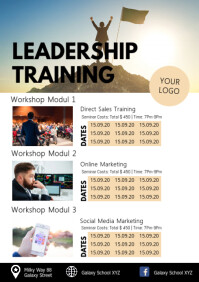 270 Leadership Training Customizable Design Templates