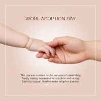 World Adoption Day Instagram Post Iphosti le-Instagram template