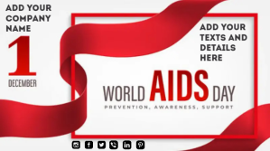 World Aids Day Digitalt display (16:9) template