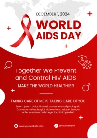 World Aids Day A2 template
