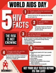 World Aids Day Flyer template