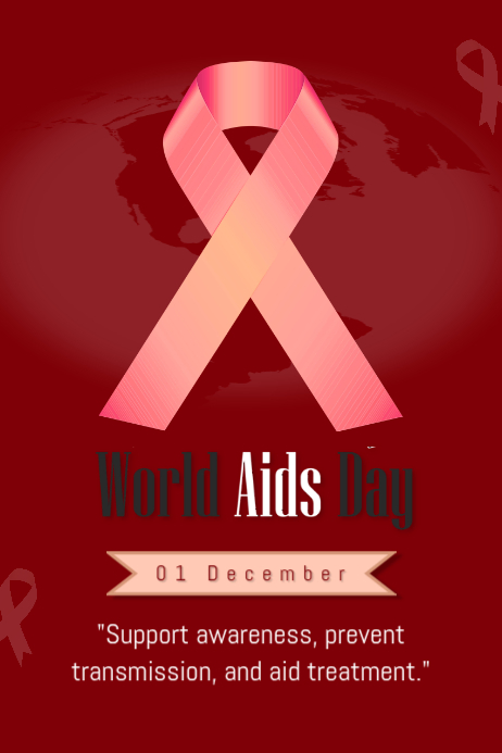 World Aids Day Poster Template | PosterMyWall
